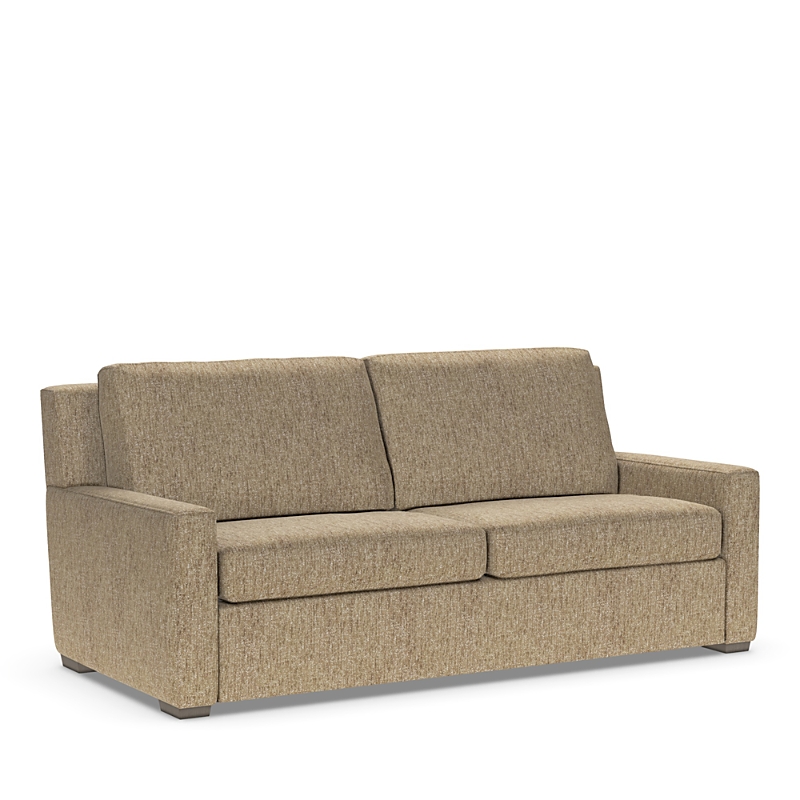 American Leather Lyons Queen Sleeper Sofa In Dakota Brown