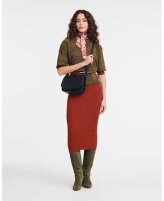 Longchamp Le Foulonné Leather Crossbody | Bloomingdale's