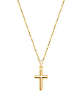 Tiny Blessings Children's 14K Gold Everlasting Faith Cross 12-14" Necklace