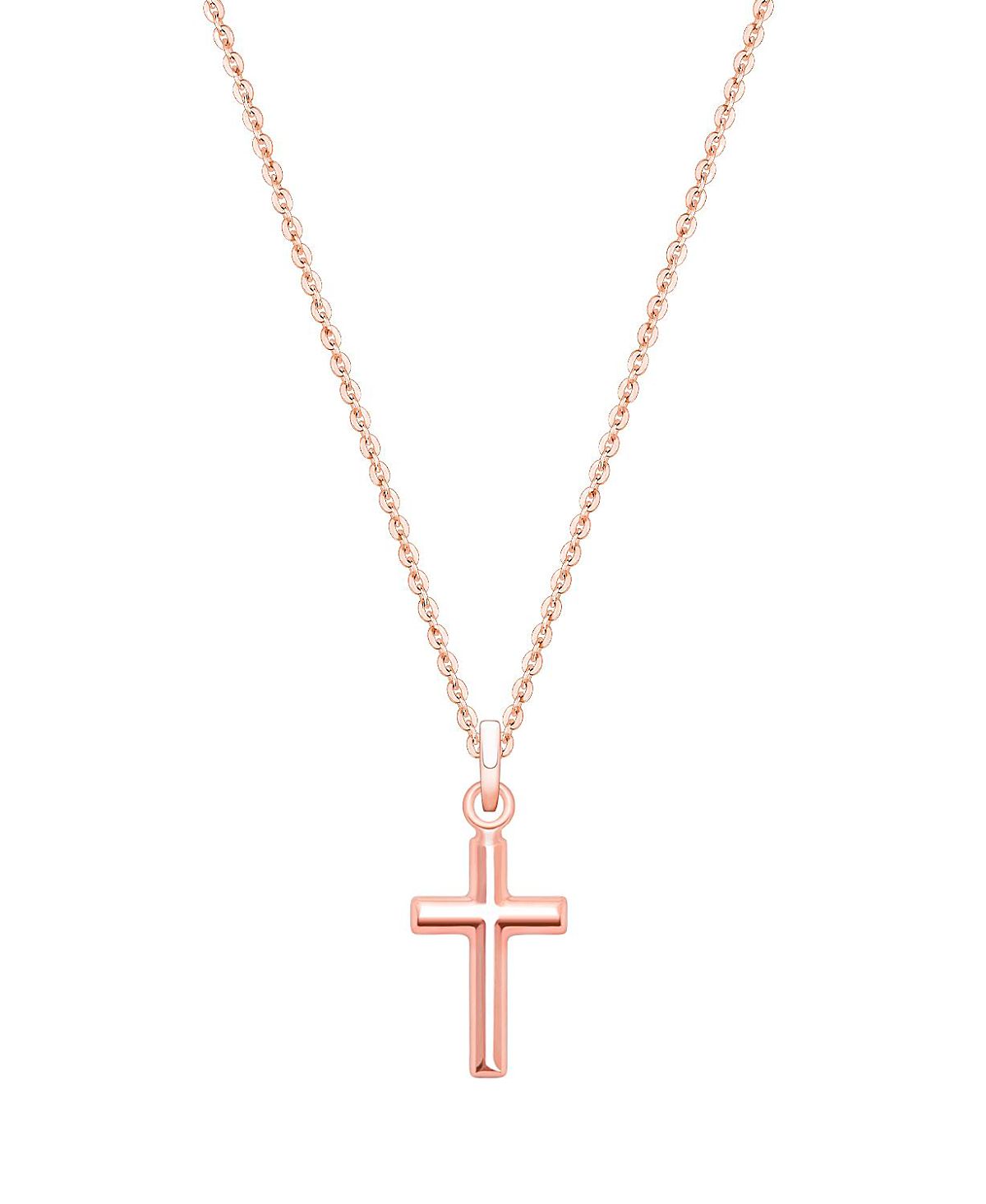 Tiny Blessings Children's 14K Gold Everlasting Faith Cross 12-14 Necklace