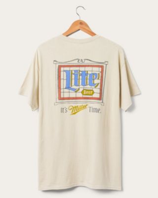 Miller Lite Stain Glass Flea Market Tee