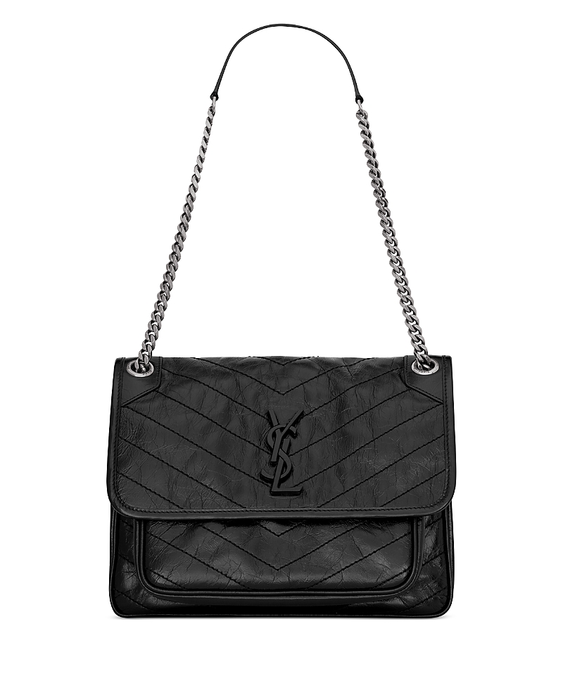 Saint Laurent Niki Medium Shoulder Bag in Vintage Leather
