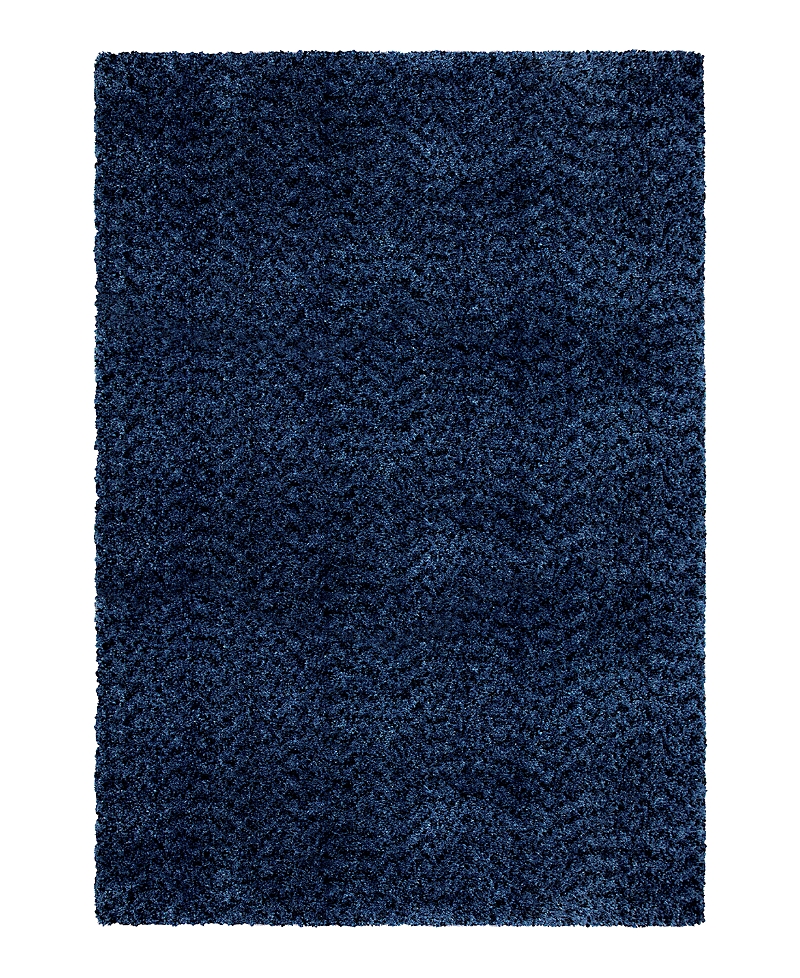 Jennifer Adams Home Orian Cotton Tail Solid Area Rug, 3'11 X 5'5 In Royal
