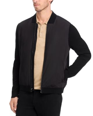 Michael Kors - Mixed Media Full Zipper Jacket