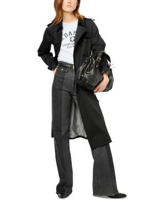 Serge Double Breasted Coat 