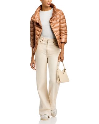 Sofia Iconico Cropped Down Puffer Coat
