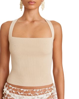 Cult Gaia - Crawford Ribbed Square Neck Top