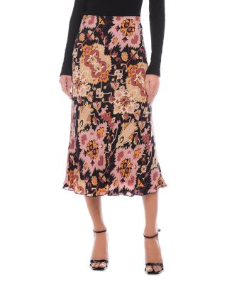 Fifteen Twenty Mia Bias Midi Skirt