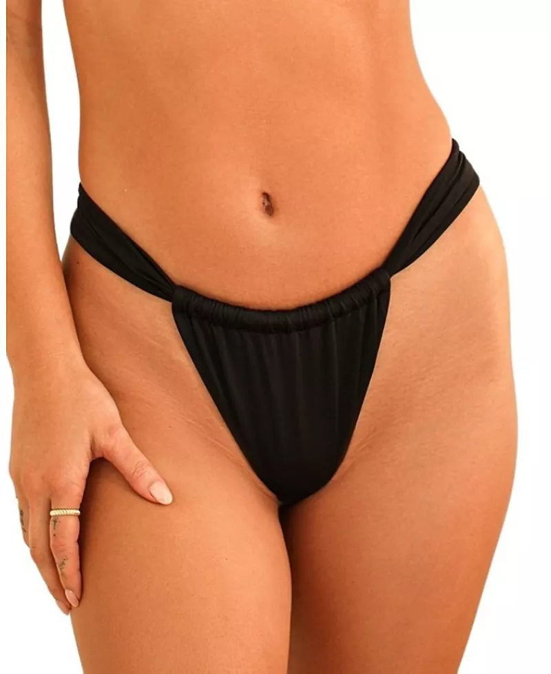 Dippin' Daisy's Bisou Cinched Cheeky Bikini Bottom