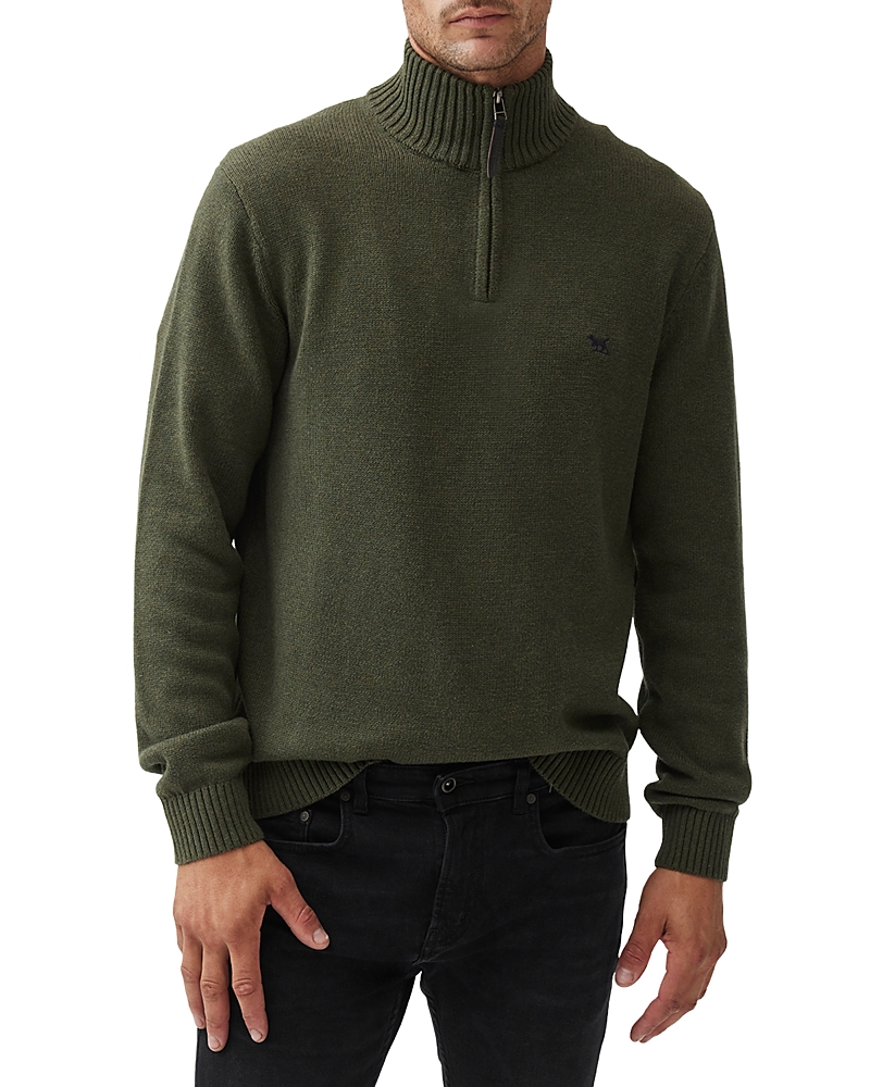 Rodd & Gunn Rodd And Gunn Merrick Bay Quarter-zip Sweater In Loden