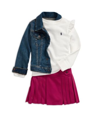 Girls' Denim Trucker Jacket - Little Kid