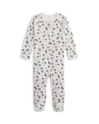 Ralph Lauren - Boys' Polo Bear Cotton Footed Coverall - Baby