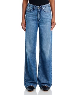 Logan Featherweight High Rise Wide Leg Jeans in River