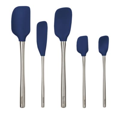 Tovolo Flex-Core Silicone and Stainless Steel 5-Piece Spatula Set