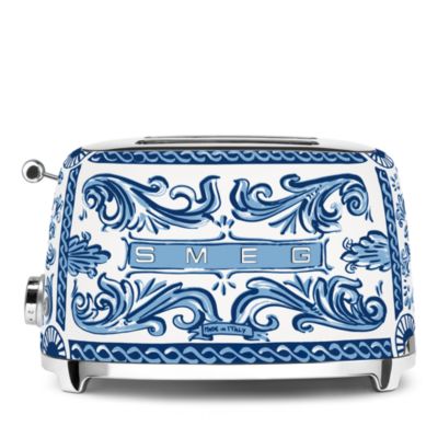 Smeg - Dolce & Gabbana 50's Retro Style Aesthetic Blu Mediterraneo 2 Slice Toaster