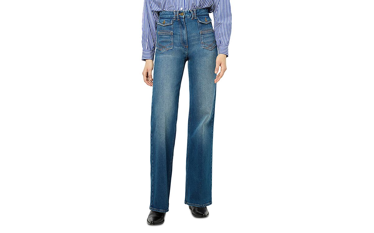 Gerard Darel Anna High Rise Flared Jeans