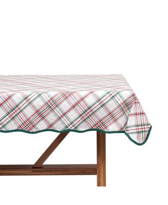 Merry Tartan 52" Square Tablecloth