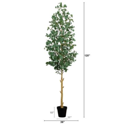 10' Artificial Eucalyptus Tree