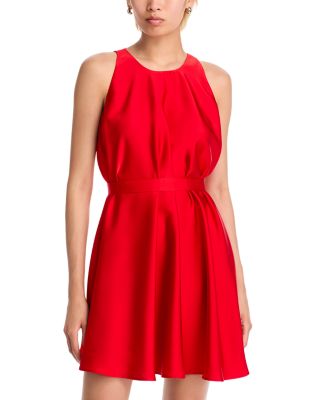 formal trapeze cocktail dress Mac Duggal Women's Floral Embellished Trapeze Gown