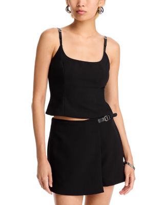 AQUA - Buckle Strap Tank Top - Exclusive