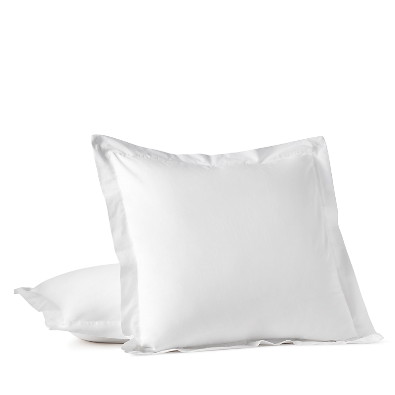 Coyuchi Cotton Percale Euro Sham In White