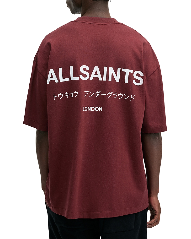 Allsaints Underground Organic Cotton Logo Graphic Tee