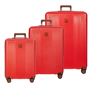 Bric's Ferrara 3 Piece Spinner Suitcase Set In Red
