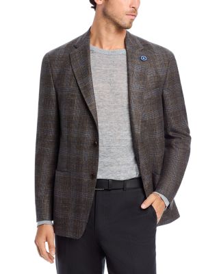 Hart Schaffner Marx New York Plaid Regular Fit Sport Coat