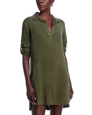 Bella Dahl Roll Sleeve Shirt Dress