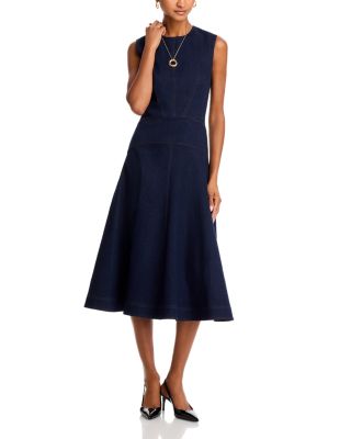 Veronica Beard - Karrigan Denim Midi Dress