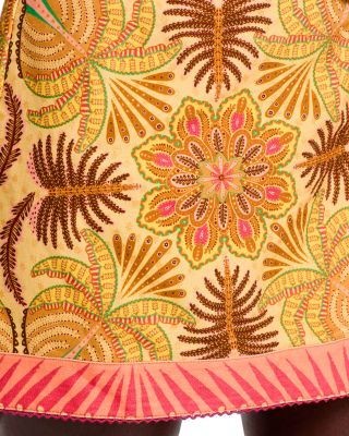 Palm Scarf Mini Skirt