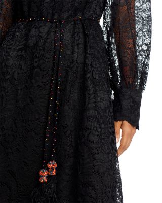 knee length dresses for ladies Mixed Lace Garden Midi Dress – FARM Rio main image 1