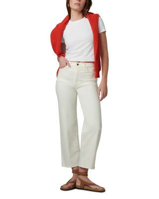 The Blake High Rise Wide Leg Jeans in Milk