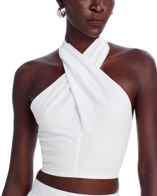 STAUD - Kai Smocked Halter Top