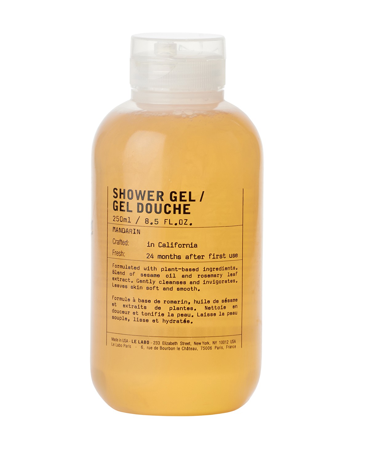Le Labo Mandarin Shower Gel 8.5 oz.