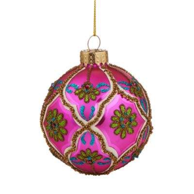 Bloomingdale's - Ornate Pink Ball Ornament - Exclusive