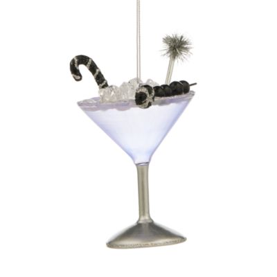 Bloomingdale's Glass Cocktail Ornament - Exclusive