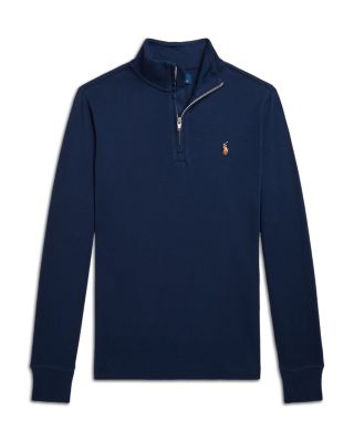 Boys' Cotton Interlock Quarter Zip Pullover - Big Kid