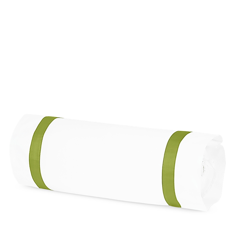 Matouk Lowell Neck Roll Pillow Cover In Grass