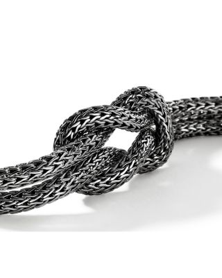 Classic Chain Love Knot Woven Link Bracelet