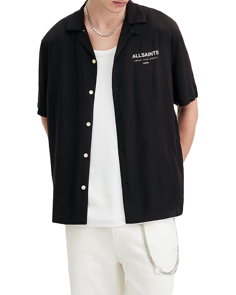 Allsaints Underground Regular Fit Camp Shirt