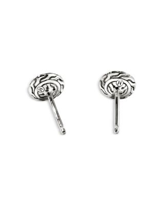 Sterling Silver JH Essentials Diamond Pav&eacute; Frame Stud Earrings