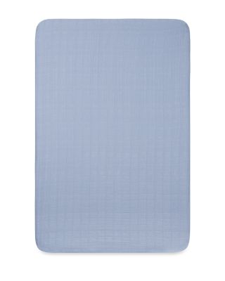 Mini Crib Sheet in GOTS Certified Organic Muslin Cotton