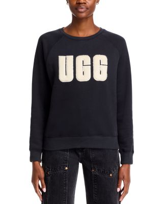 UGG® Madeline Fuzzy Logo Crewneck Sweater | Bloomingdale's