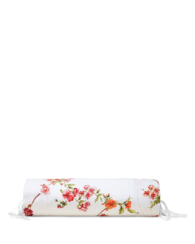 Pratesi Fresia Neckroll Sham In Scarlet