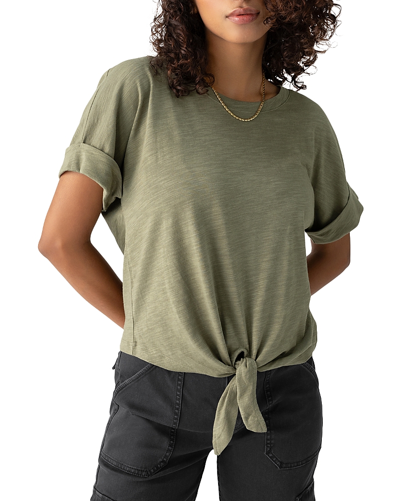 Sanctuary All Day Tie Front Tee