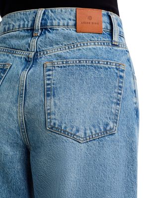 Rick High Rise Ankle Wide Leg Jeans in Alto Blue