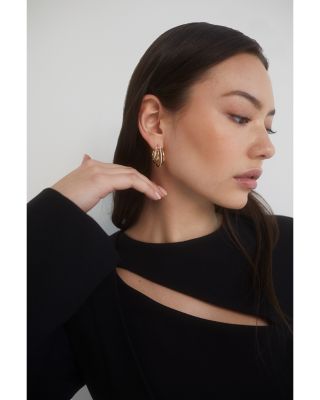 Cubic Zirconia Juno Quadruple Hoop Earrings