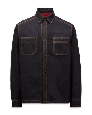 Denim Topstitched Shirt