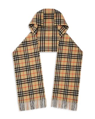Burberry - Lola Check Cashmere Hooded Scarf
